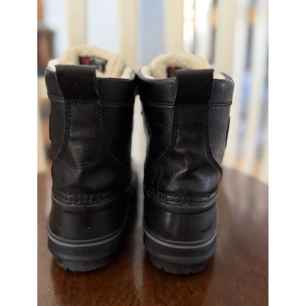 Insulated Snow Boots Big Kids Size 5 London Fog Brown Water Resistant Duck Boot